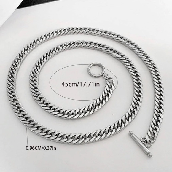 NEW Bulk Stainless Steel Minimalistic Modern Necklace - Picture 5 of 6